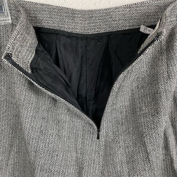 Anne Klein Gray Heathered Wool Blend Slack Pants Size 10 EUC - Picture 5 of 7